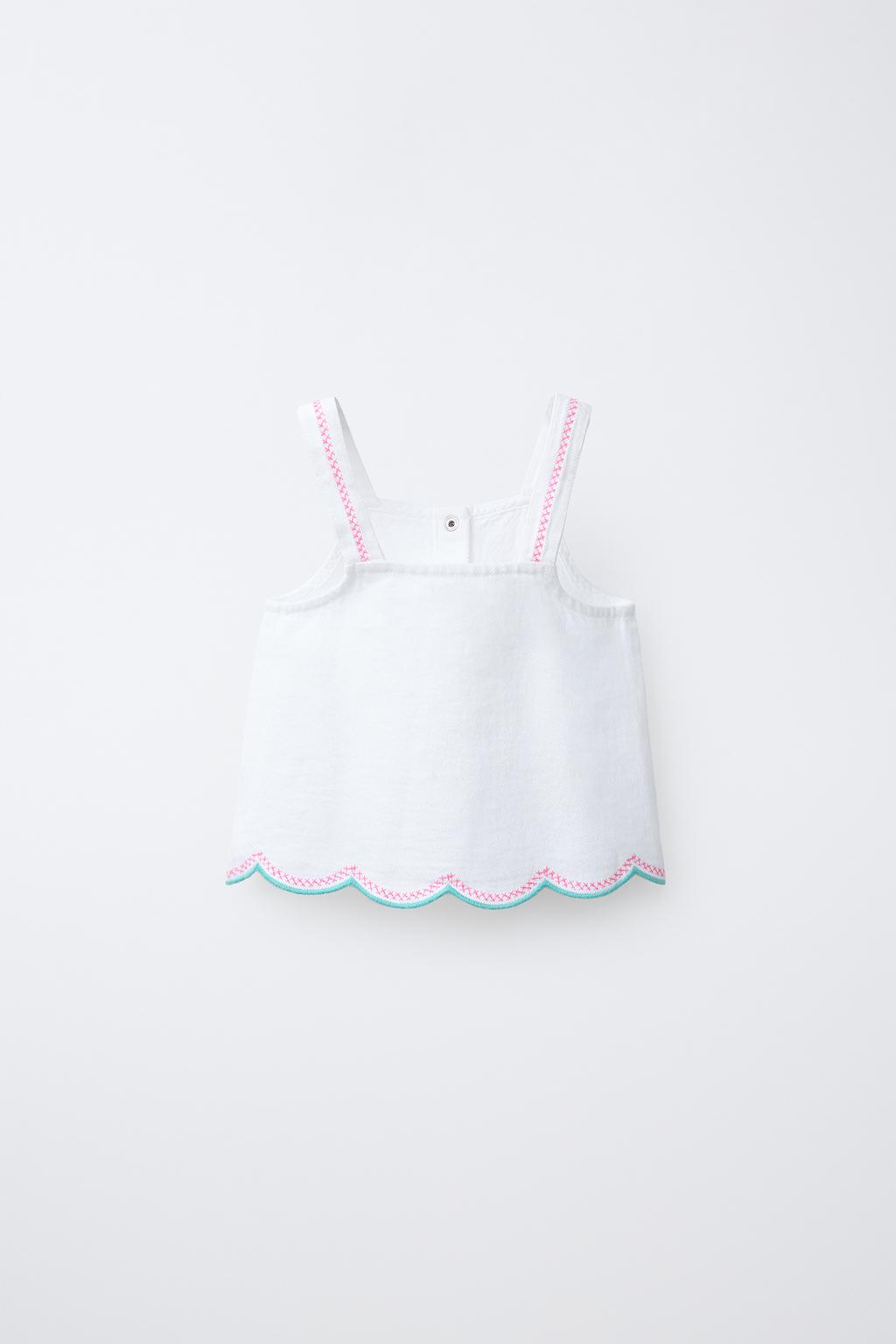 ТОП ИЗ САРЖИ С ВЫШИВКОЙ КРЕСТИКОМ