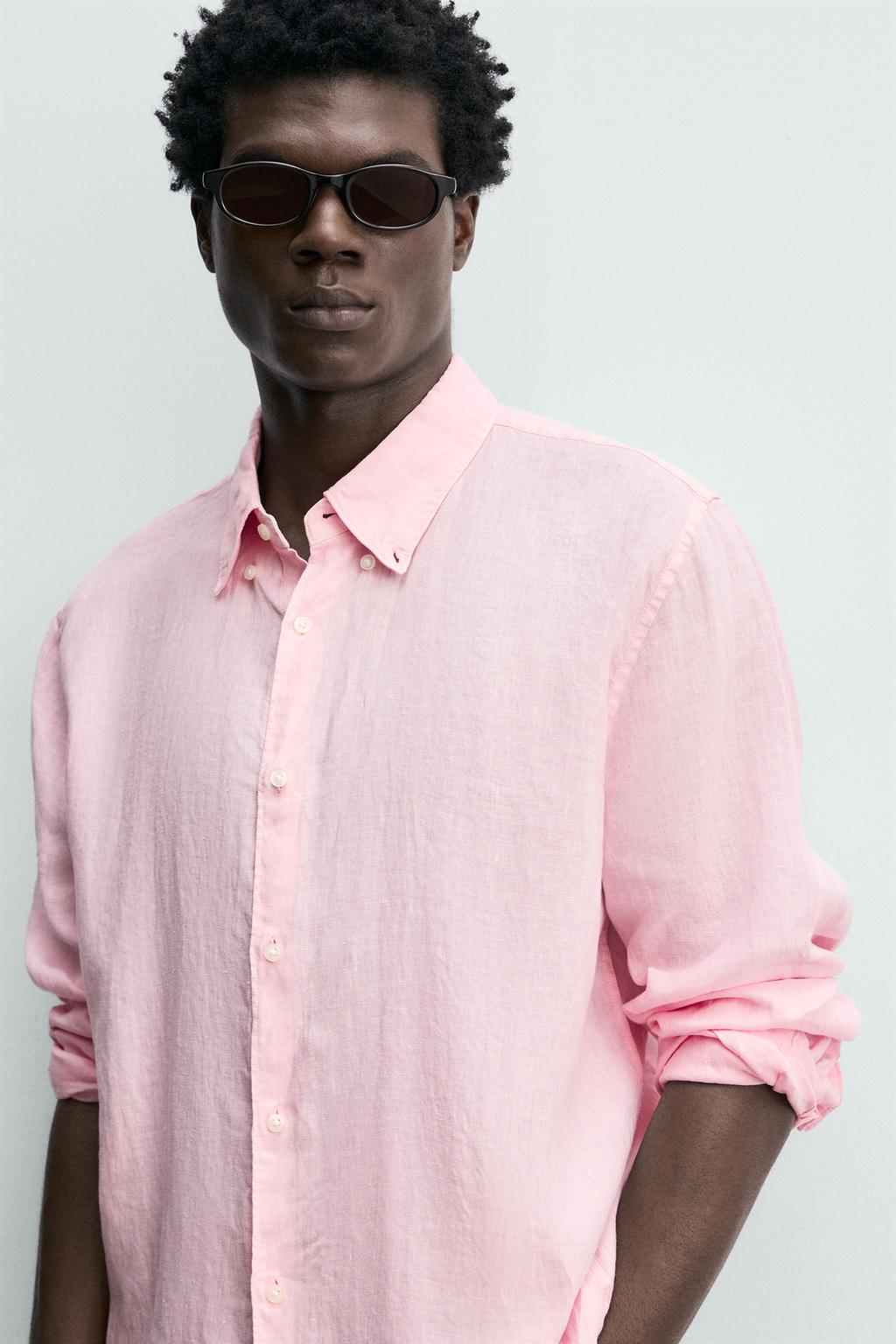 РУБАШКА стандартной посадки ИЗ 100% ЛЬНА