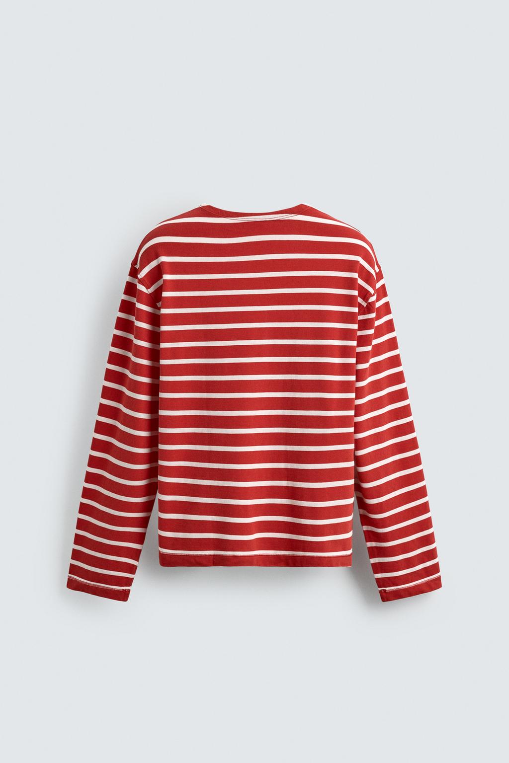 ФУТБОЛКА ЖАККАРД В ПОЛОСКУ Zara «Aaron Levine»