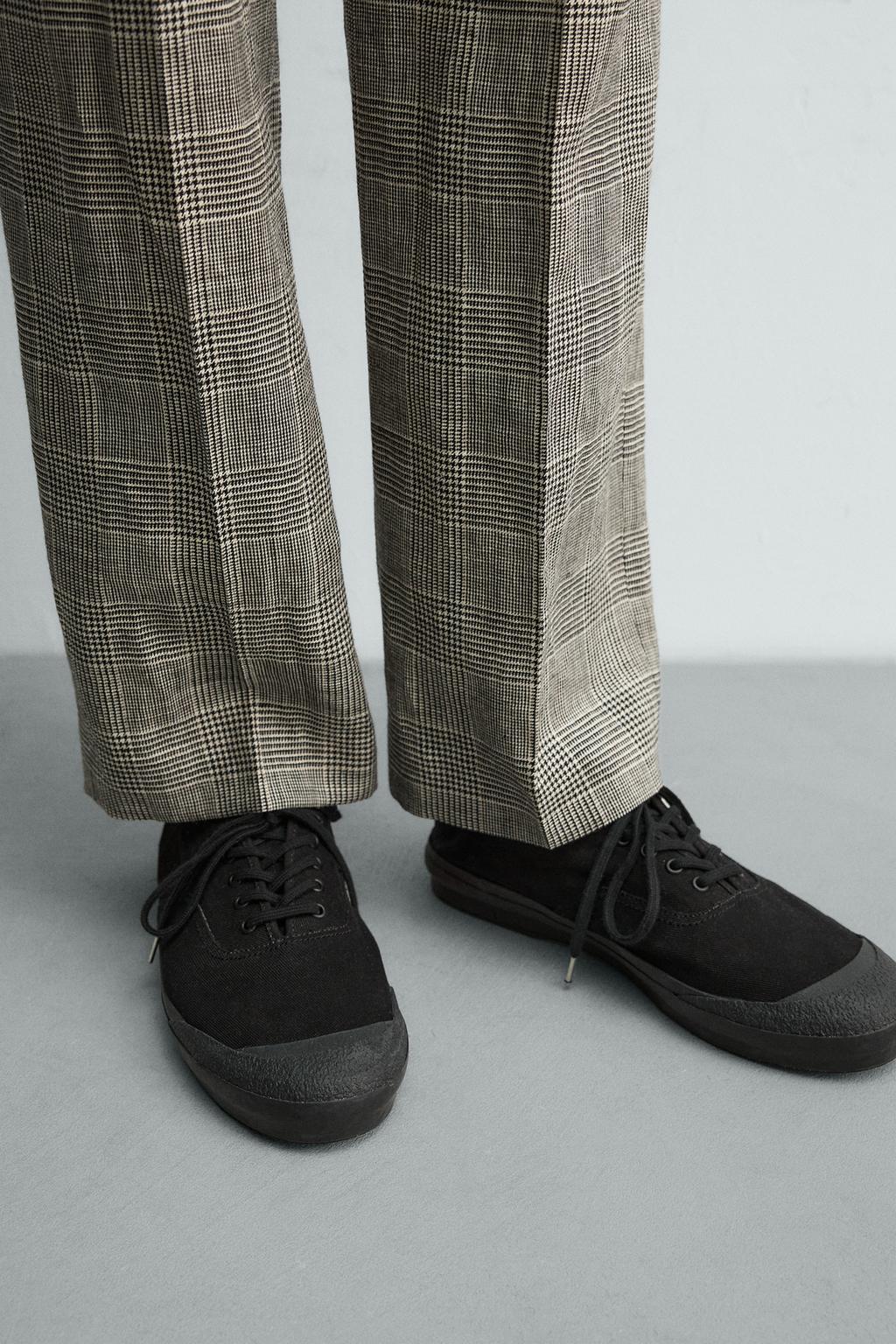 КРОССОВКИ Zara «Aaron Levine» ИЗ ТКАНИ