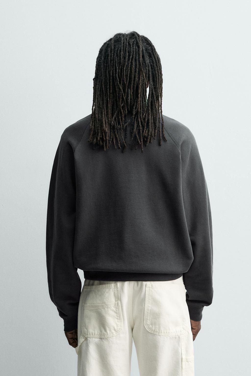 ТОЛСТОВКА С ЭФФЕКТОМ ПОТЕРТОСТИ Zara «Aaron Levine»