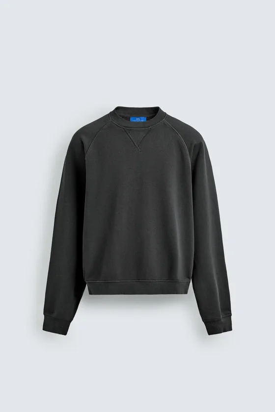 ТОЛСТОВКА С ЭФФЕКТОМ ПОТЕРТОСТИ Zara «Aaron Levine»