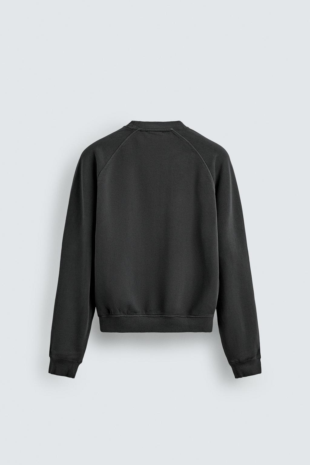 ТОЛСТОВКА С ЭФФЕКТОМ ПОТЕРТОСТИ Zara «Aaron Levine»