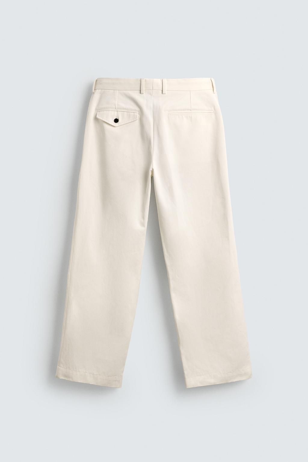 БРЮКИ ЧИНОС СО СКЛАДКАМИ Zara «Aaron Levine»