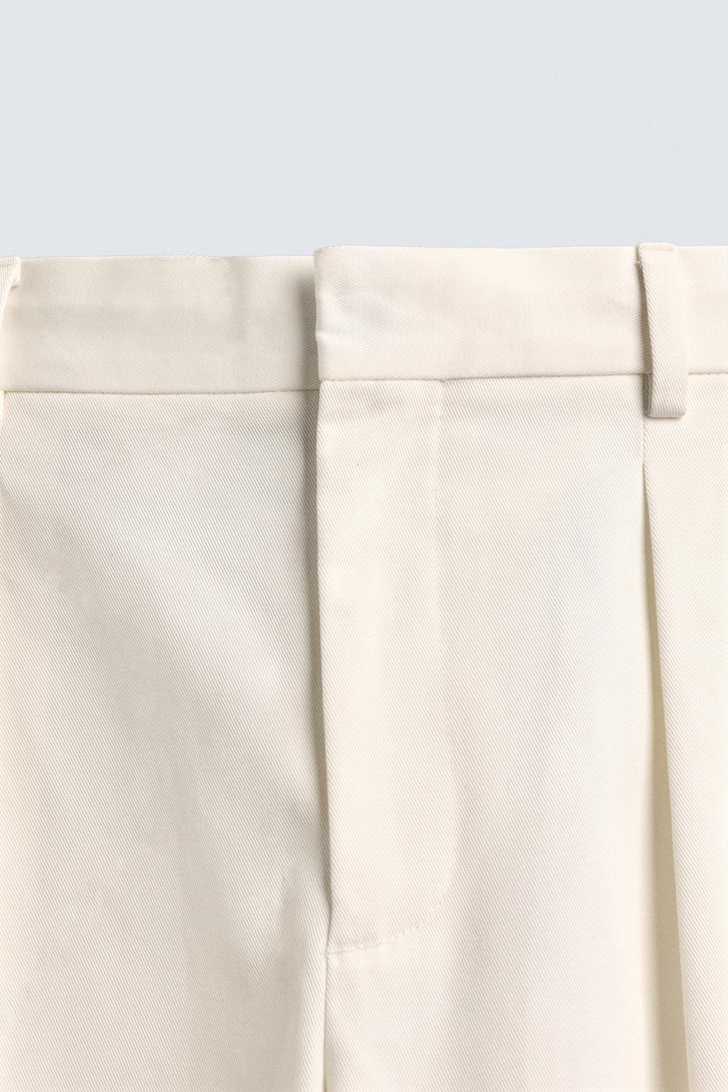 БРЮКИ ЧИНОС СО СКЛАДКАМИ Zara «Aaron Levine»