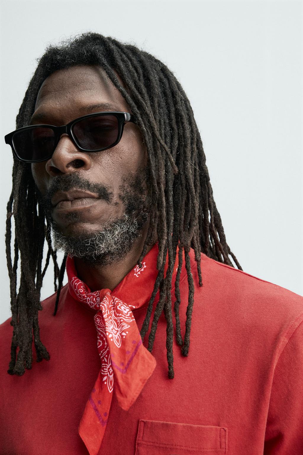 БАНДАНА С ПРИНТОМ ПЕЙСЛИ Zara «Aaron Levine»