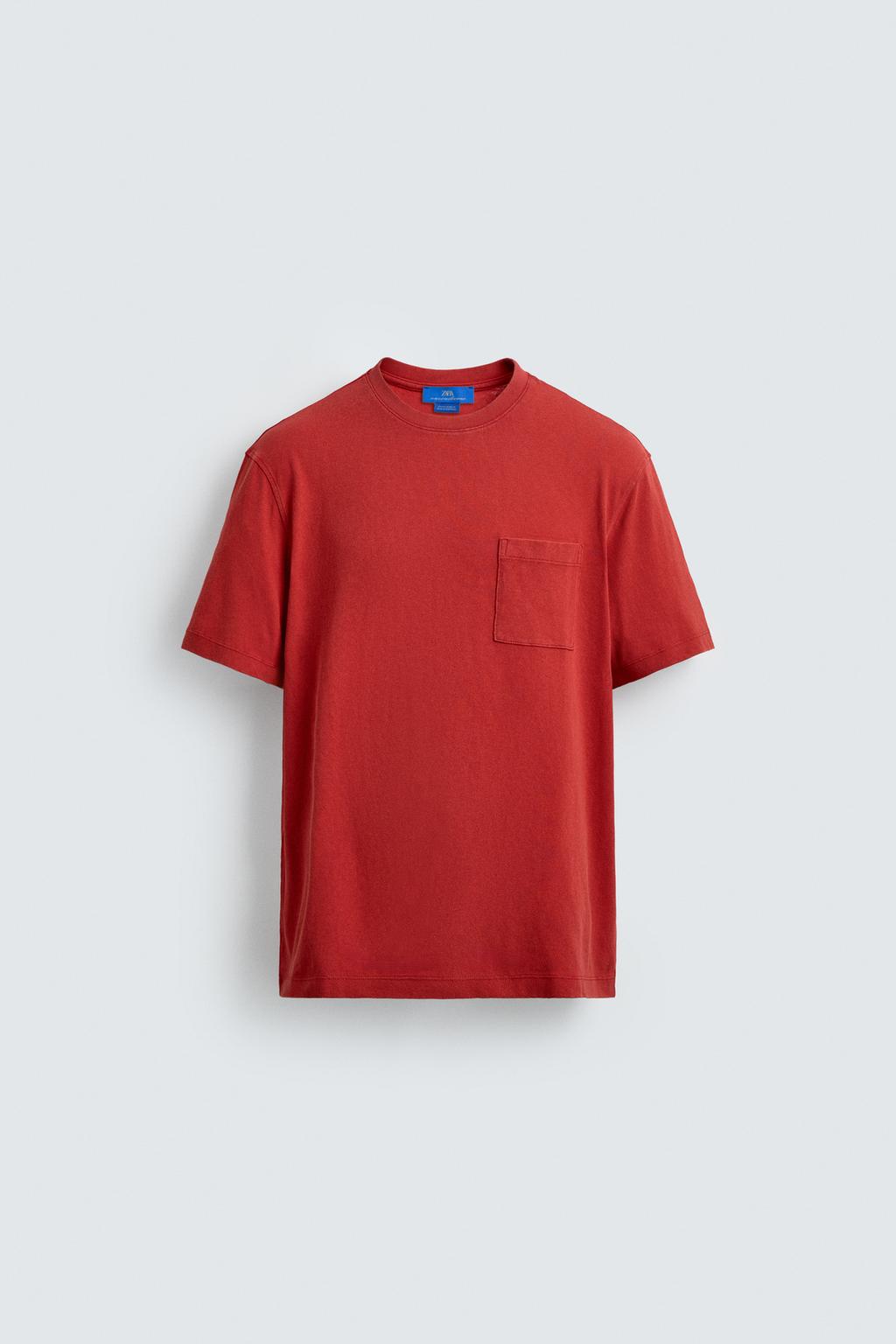 ФУТБОЛКА С КАРМАНОМ Zara «Aaron Levine»