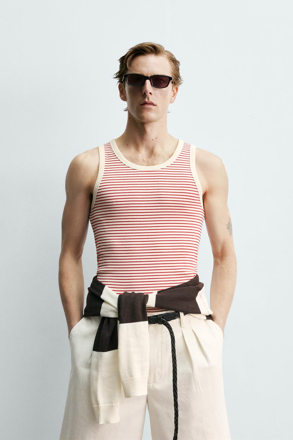 МАЙКА В ПОЛОСКУ ЖАККАРД X AARON LEVINE