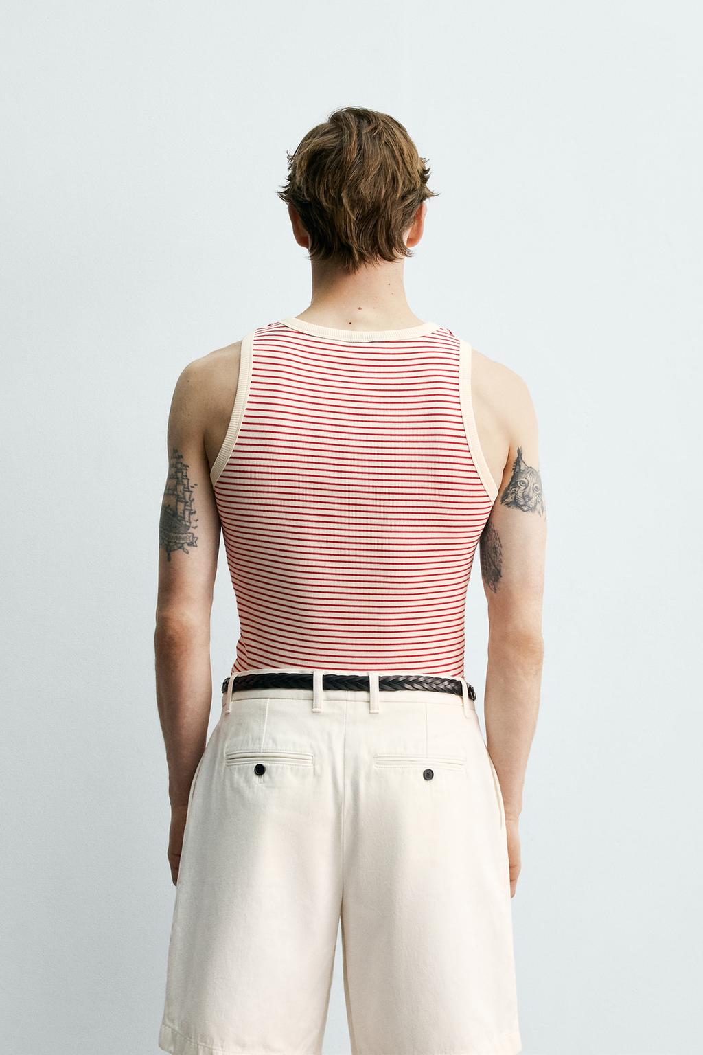 МАЙКА В ПОЛОСКУ ЖАККАРД X AARON LEVINE