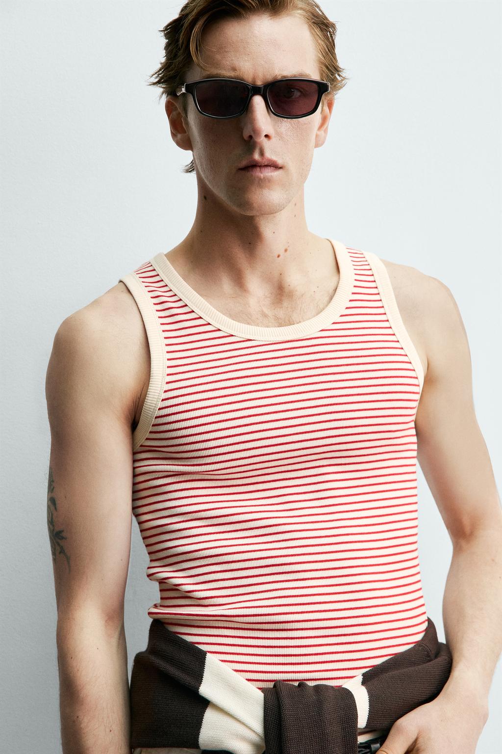 МАЙКА В ПОЛОСКУ ЖАККАРД X AARON LEVINE