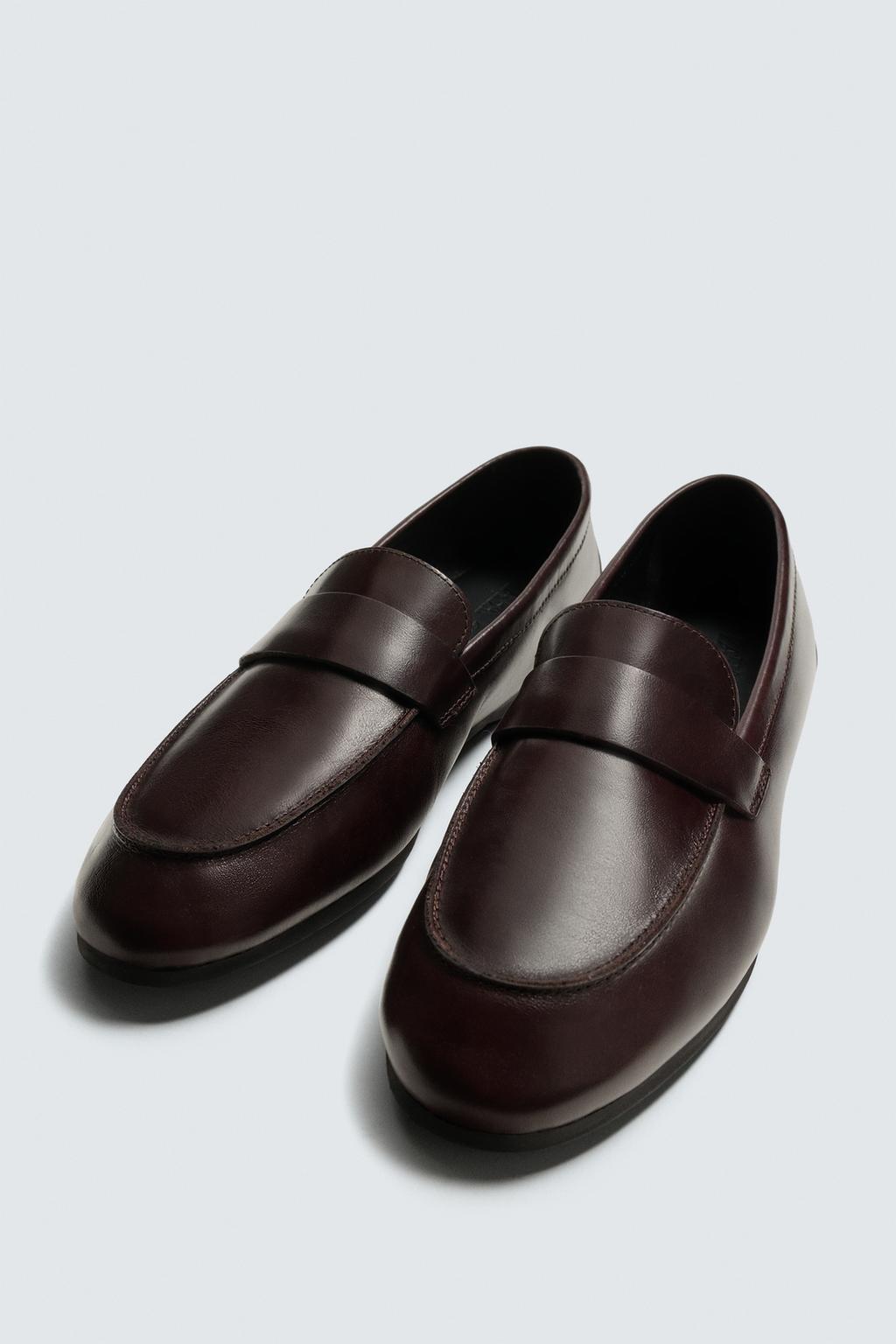 ЛОФЕРЫ ИЗ КОЖИ С ПЛАНКОЙ И ПОДОШВОЙ Vibram® Zara «Aaron Levine»