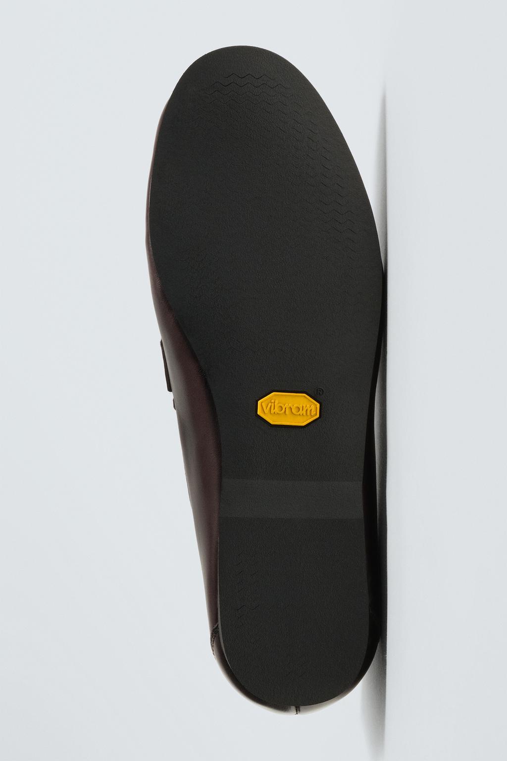 ЛОФЕРЫ ИЗ КОЖИ С ПЛАНКОЙ И ПОДОШВОЙ Vibram® Zara «Aaron Levine»