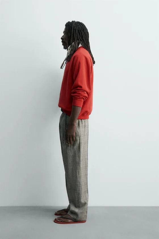 ТОЛСТОВКА С ЭФФЕКТОМ ПОТЕРТОСТИ Zara «Aaron Levine»