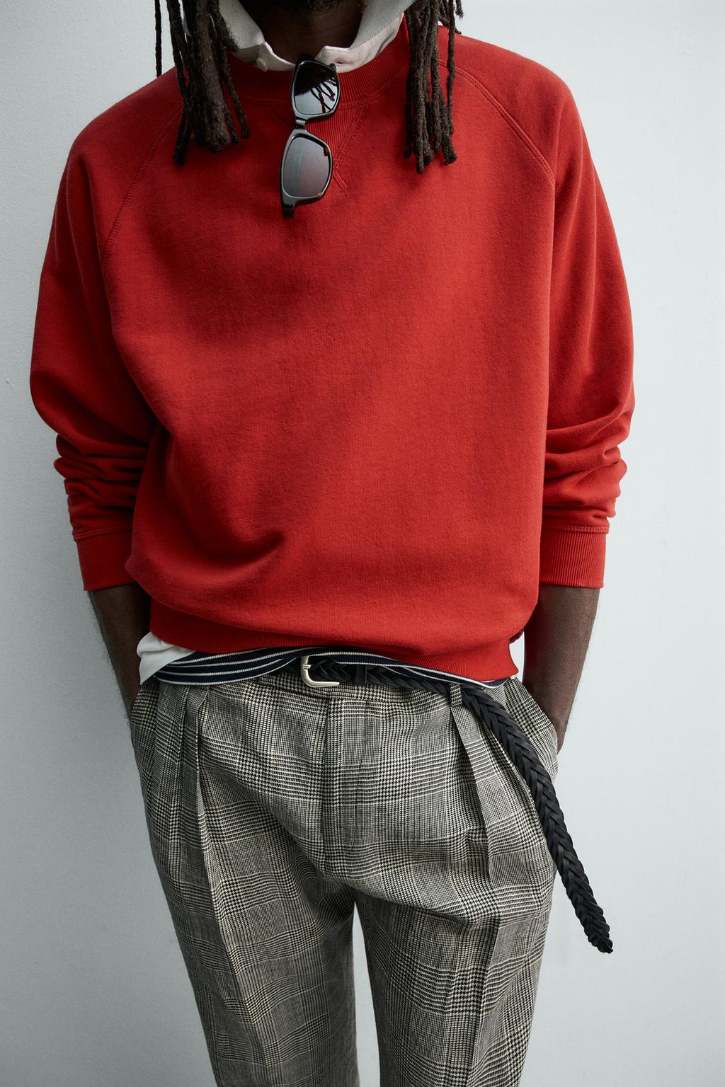 ТОЛСТОВКА С ЭФФЕКТОМ ПОТЕРТОСТИ Zara «Aaron Levine»