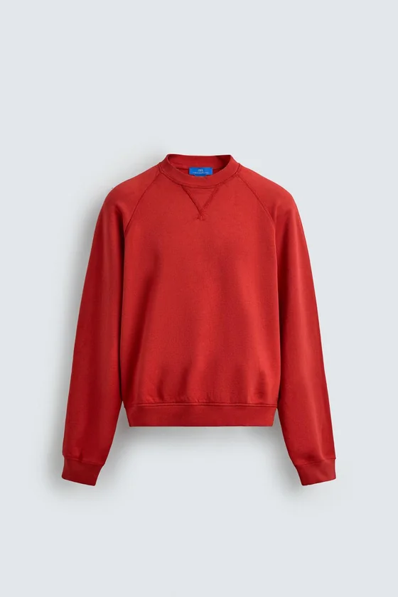 ТОЛСТОВКА С ЭФФЕКТОМ ПОТЕРТОСТИ Zara «Aaron Levine»
