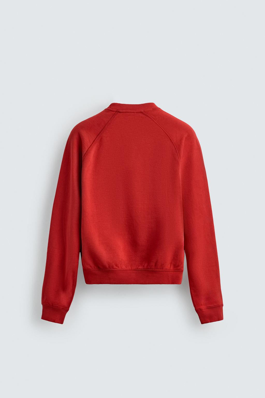 ТОЛСТОВКА С ЭФФЕКТОМ ПОТЕРТОСТИ Zara «Aaron Levine»