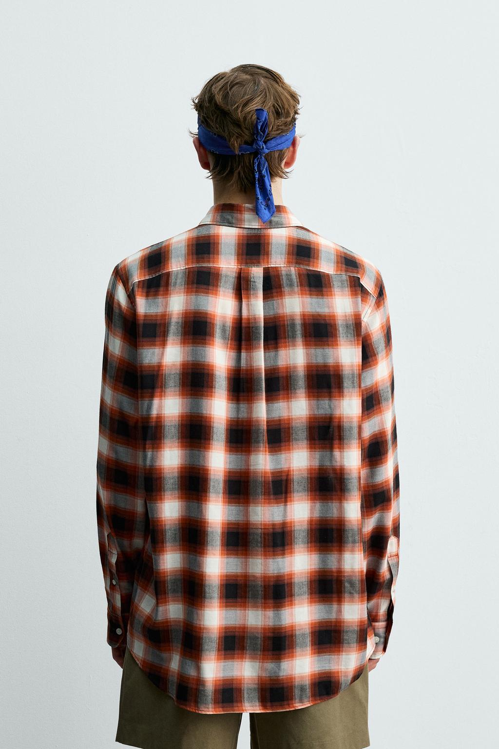 РУБАШКА В КЛЕТКУ Zara «Aaron Levine»