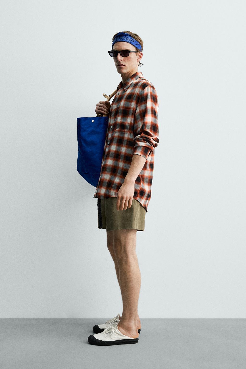 РУБАШКА В КЛЕТКУ Zara «Aaron Levine»