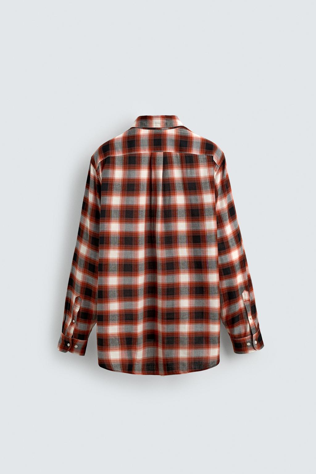 РУБАШКА В КЛЕТКУ Zara «Aaron Levine»