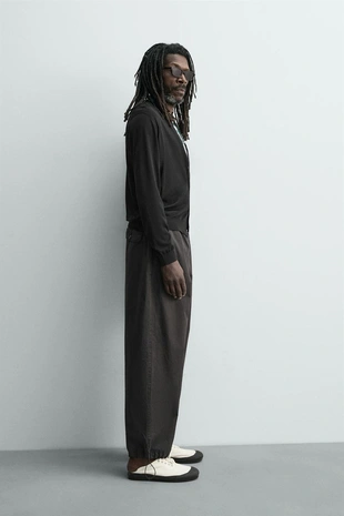 Кардиган из 100% шелка Zara «Aaron Levine»- Заказать в России