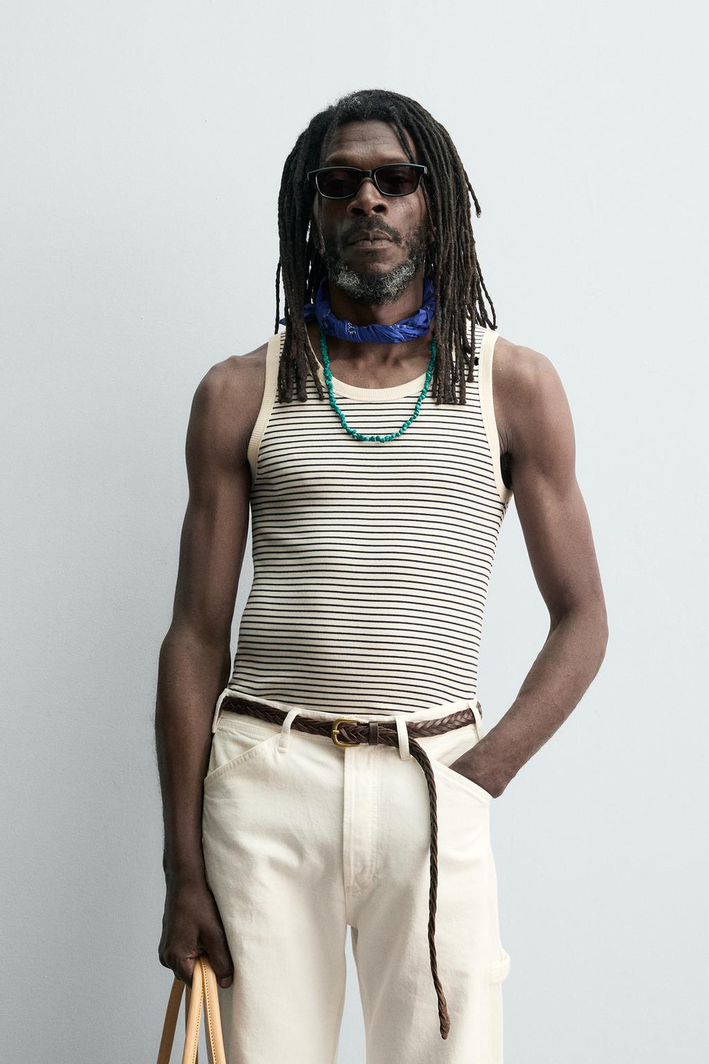 МАЙКА ЖАККАРД В ПОЛОСКУ X ААРОН ЛЕВИН