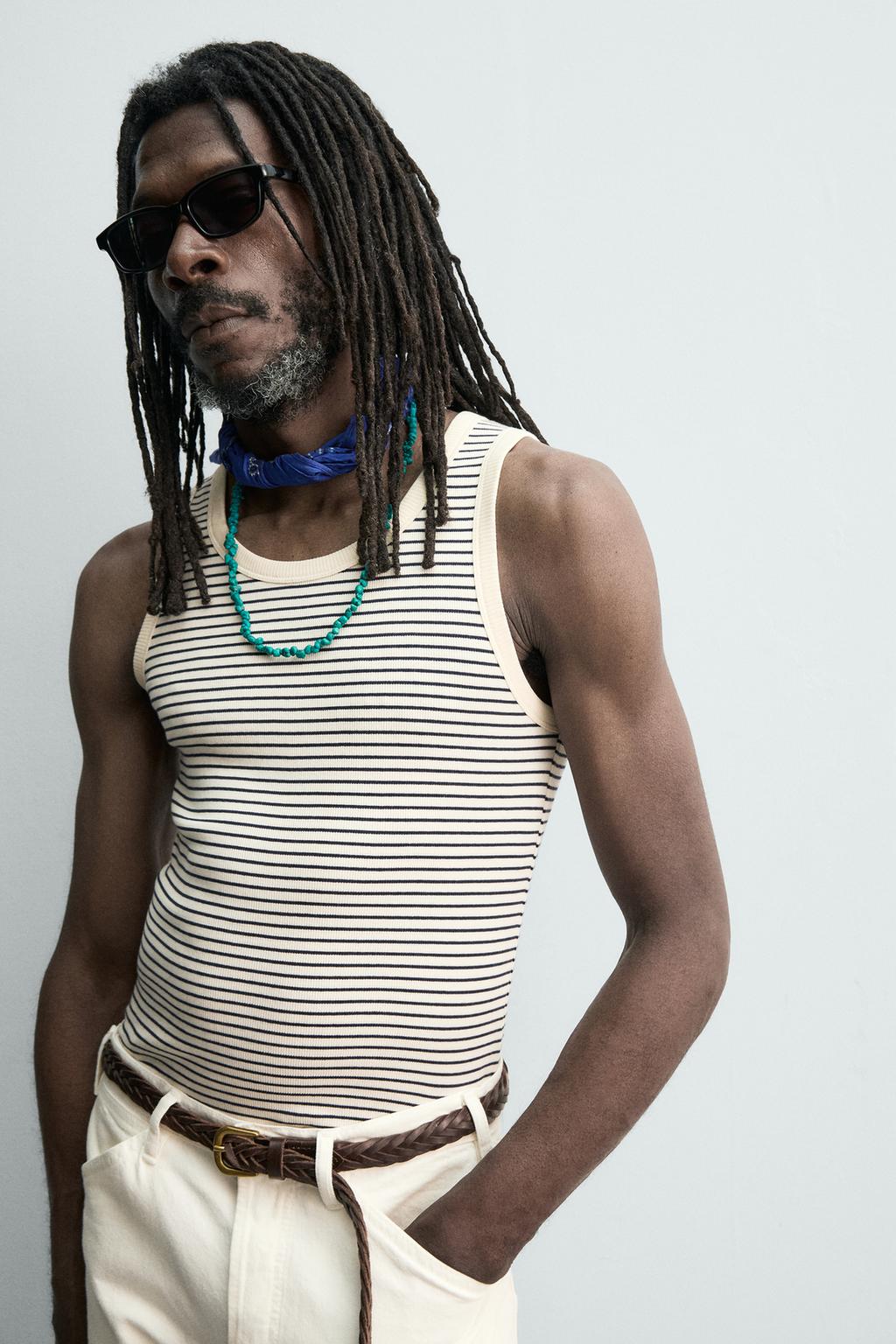 МАЙКА ЖАККАРД В ПОЛОСКУ X ААРОН ЛЕВИН