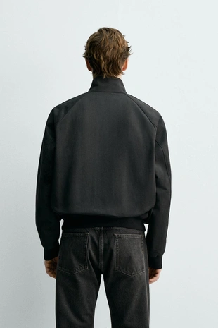 Куртка стандартной посадки из хлопка и шерсти Zara «Aaron Levine»- Заказать в России