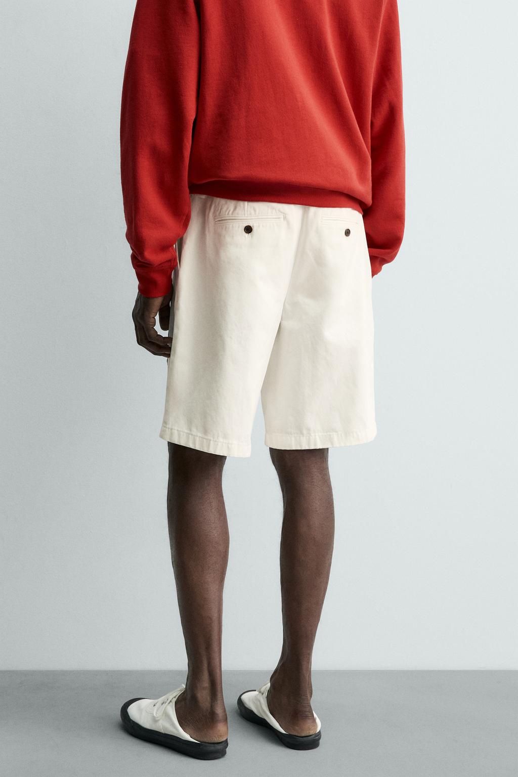 ШОРТЫ  С ЗАЩИПАМИ Zara «Aaron Levine»