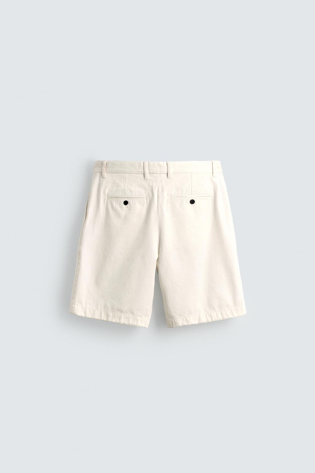 ШОРТЫ  С ЗАЩИПАМИ Zara «Aaron Levine»