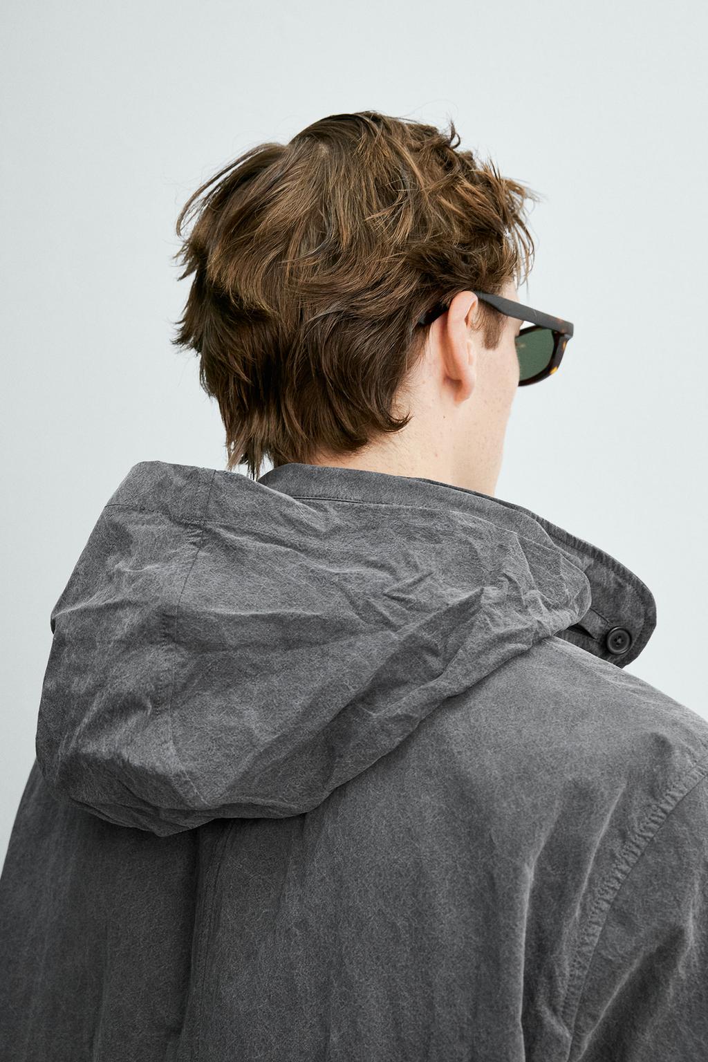 ЛЕГКИЙ ТРЕНЧ С ЭФФЕКТОМ ПОТЕРТОСТИ Zara «Aaron Levine»