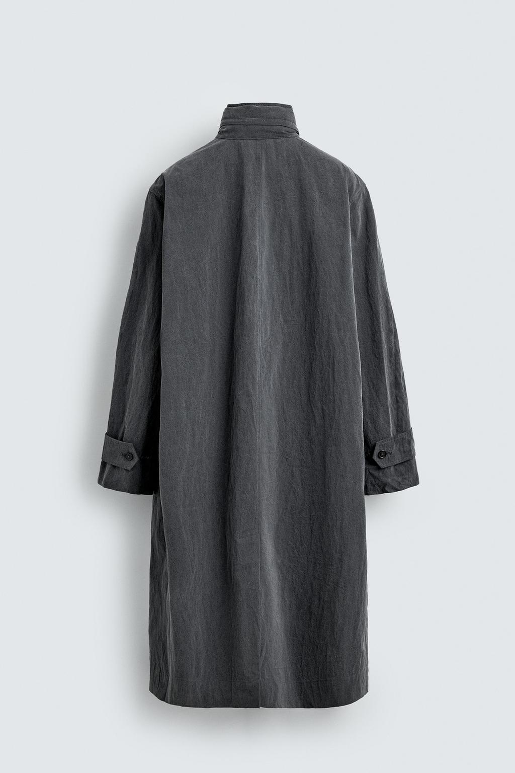 ЛЕГКИЙ ТРЕНЧ С ЭФФЕКТОМ ПОТЕРТОСТИ Zara «Aaron Levine»