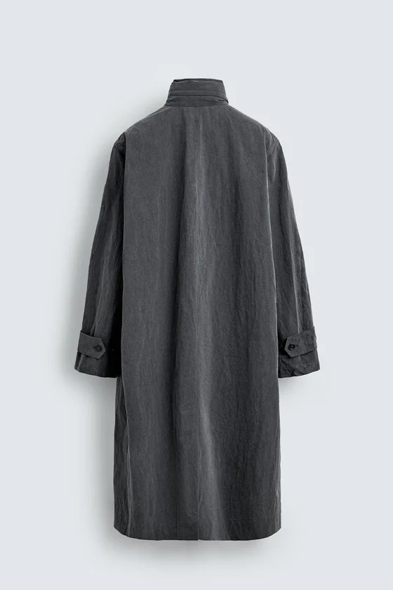 ЛЕГКИЙ ТРЕНЧ С ЭФФЕКТОМ ПОТЕРТОСТИ Zara «Aaron Levine»