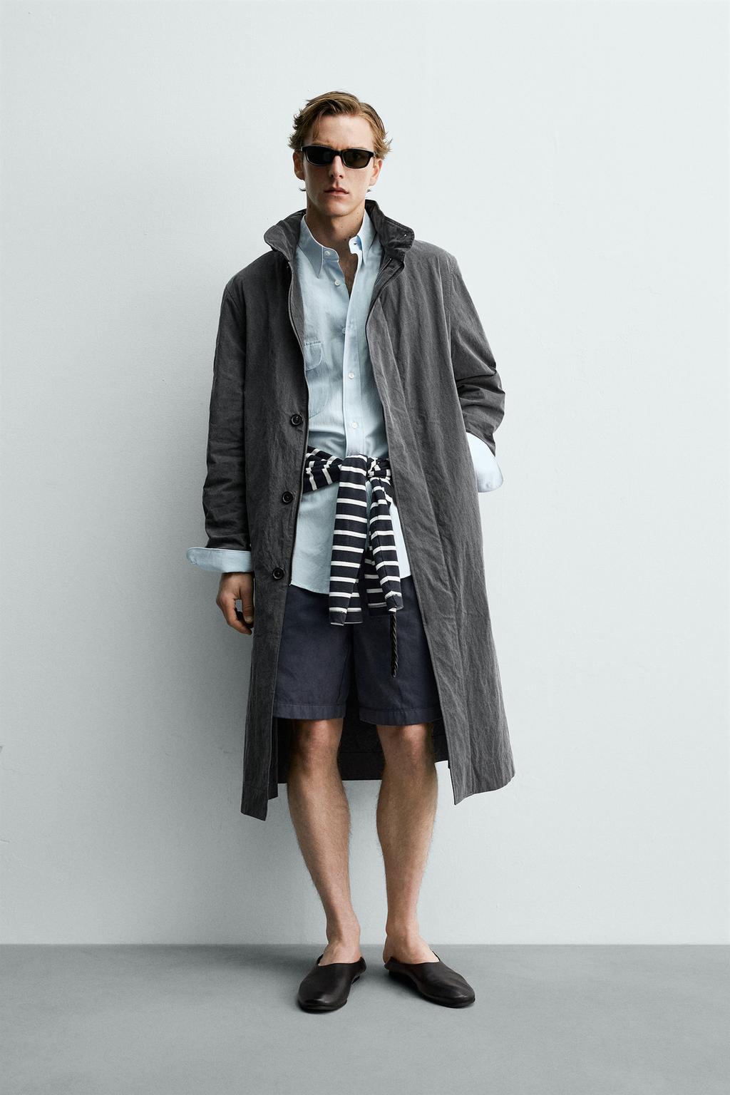 ЛЕГКИЙ ТРЕНЧ С ЭФФЕКТОМ ПОТЕРТОСТИ Zara «Aaron Levine»