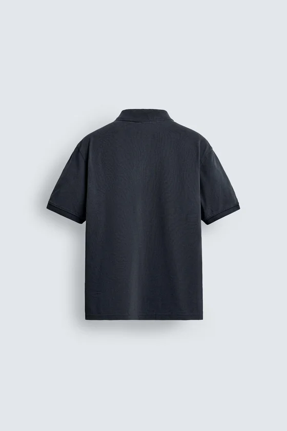 ПОЛО ПИКЕ С ЭФФЕКТОМ ПОТЕРТОСТИ Zara «Aaron Levine»