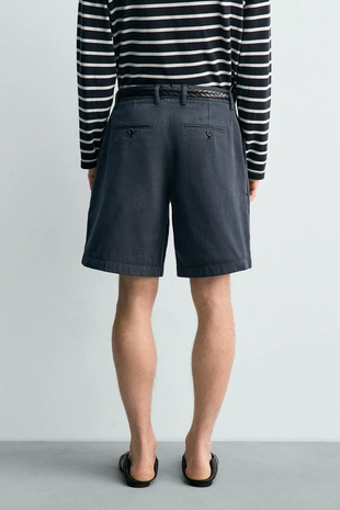 Шорты  с защипами — Zara «Aaron Levine»