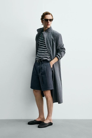 Шорты  с защипами — Zara «Aaron Levine»