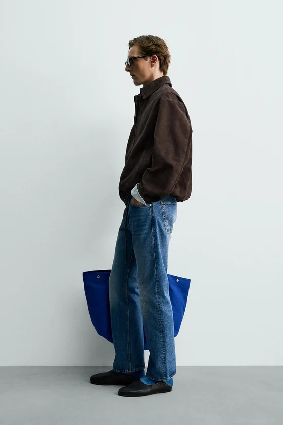 ЗАМШЕВАЯ КУРТКА стандартной посадки Zara «Aaron Levine»