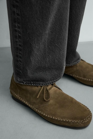 Кожаные туфли Vibram® Zara «Aaron Levine»- Заказать в России