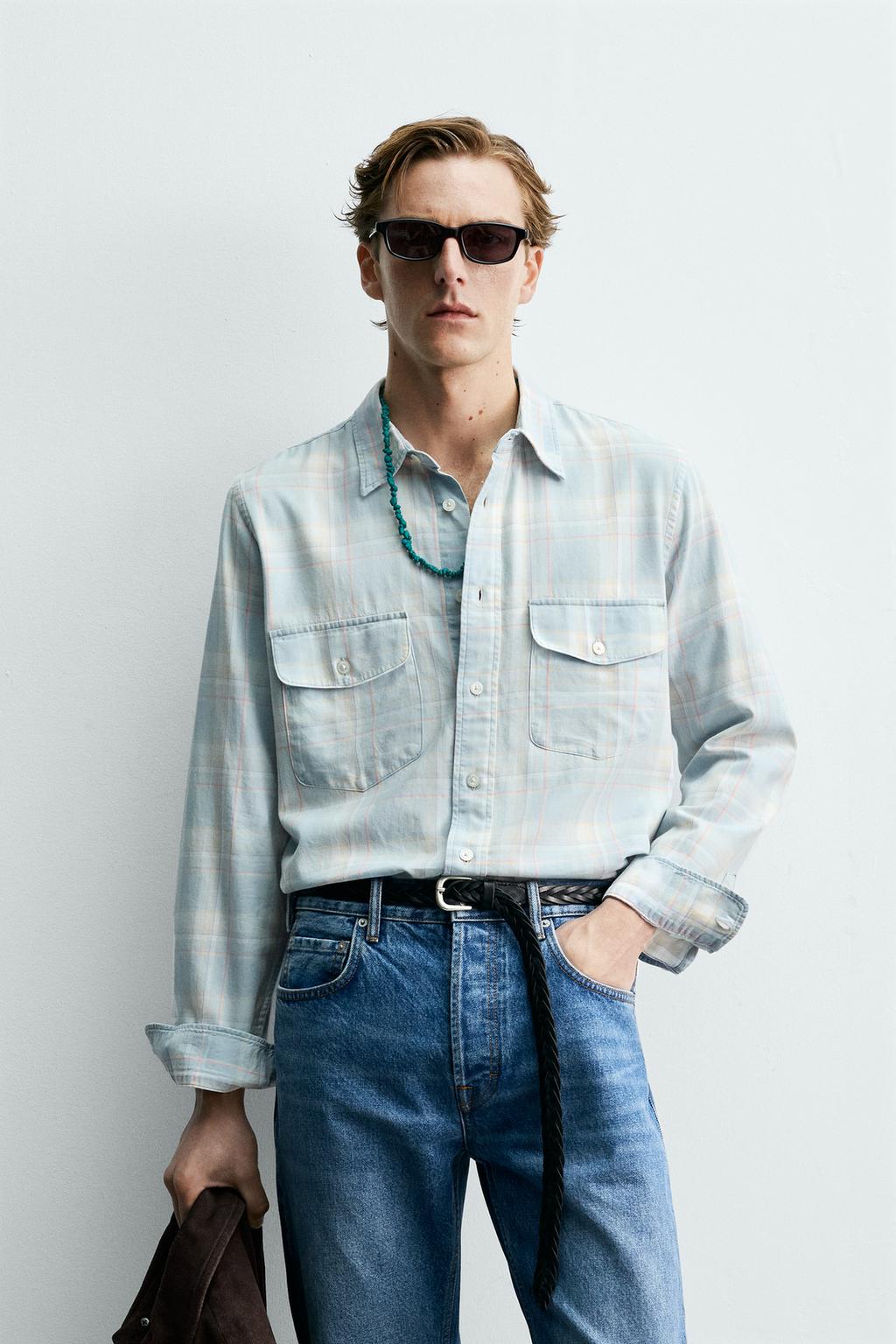 ЛЕГКАЯ ДЖИНСОВАЯ РУБАШКА Zara «Aaron Levine»