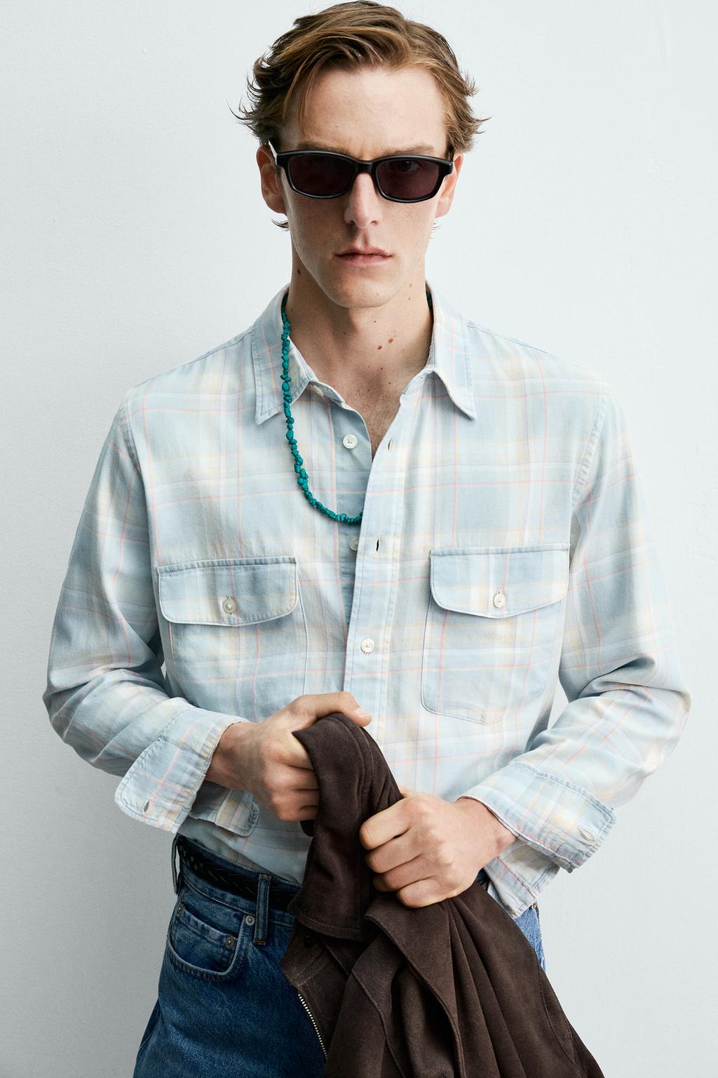 ЛЕГКАЯ ДЖИНСОВАЯ РУБАШКА Zara «Aaron Levine»