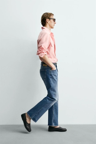 Джинсы прямого кроя  Zara «Aaron Levine»- Заказать в России