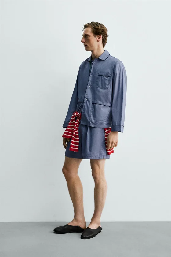 ПИЖАМНЫЙ КОСТЮМ С ШОРТАМИ Zara «Aaron Levine»