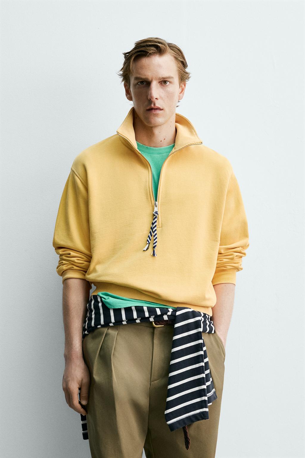 ТОЛСТОВКА НА МОЛНИИ С ЛЕНТОЙ Zara «Aaron Levine»