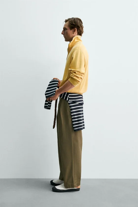 ТОЛСТОВКА НА МОЛНИИ С ЛЕНТОЙ Zara «Aaron Levine»