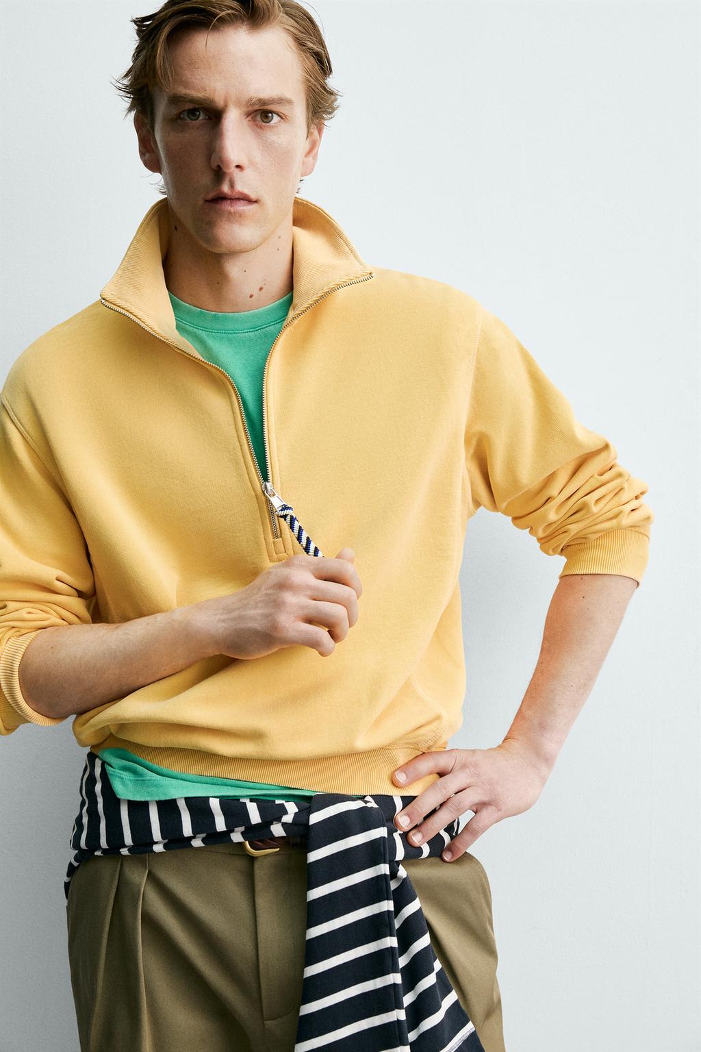 ТОЛСТОВКА НА МОЛНИИ С ЛЕНТОЙ Zara «Aaron Levine»