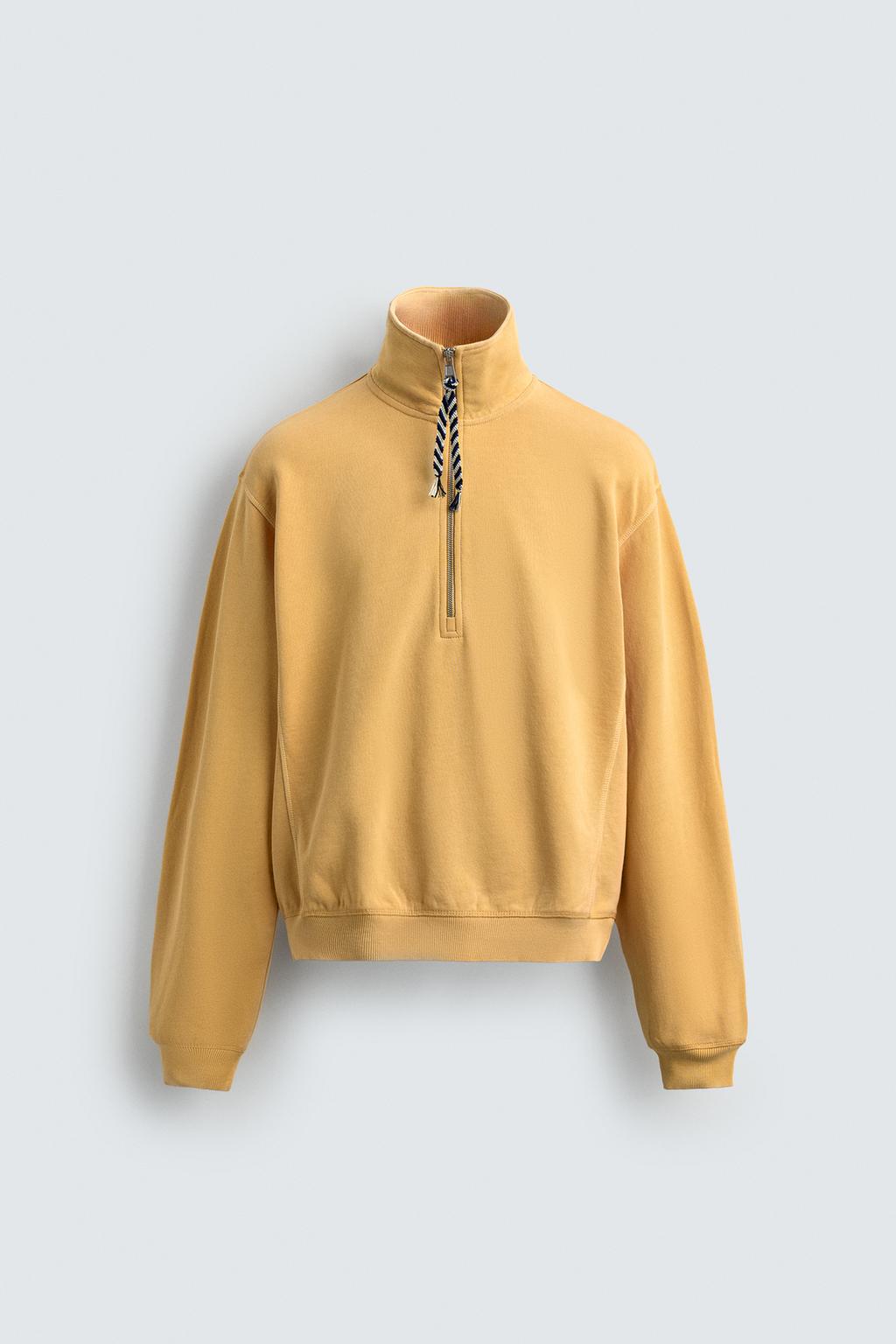 ТОЛСТОВКА НА МОЛНИИ С ЛЕНТОЙ Zara «Aaron Levine»