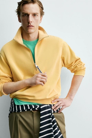 Толстовка на молнии с лентой Zara «Aaron Levine»