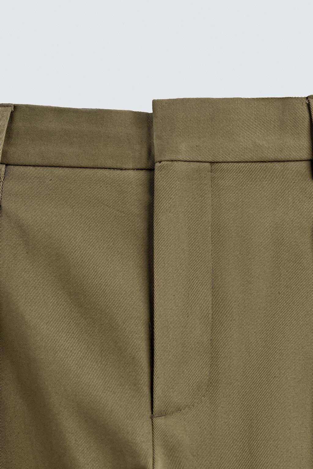 БРЮКИ ЧИНОС СО СКЛАДКАМИ Zara «Aaron Levine»