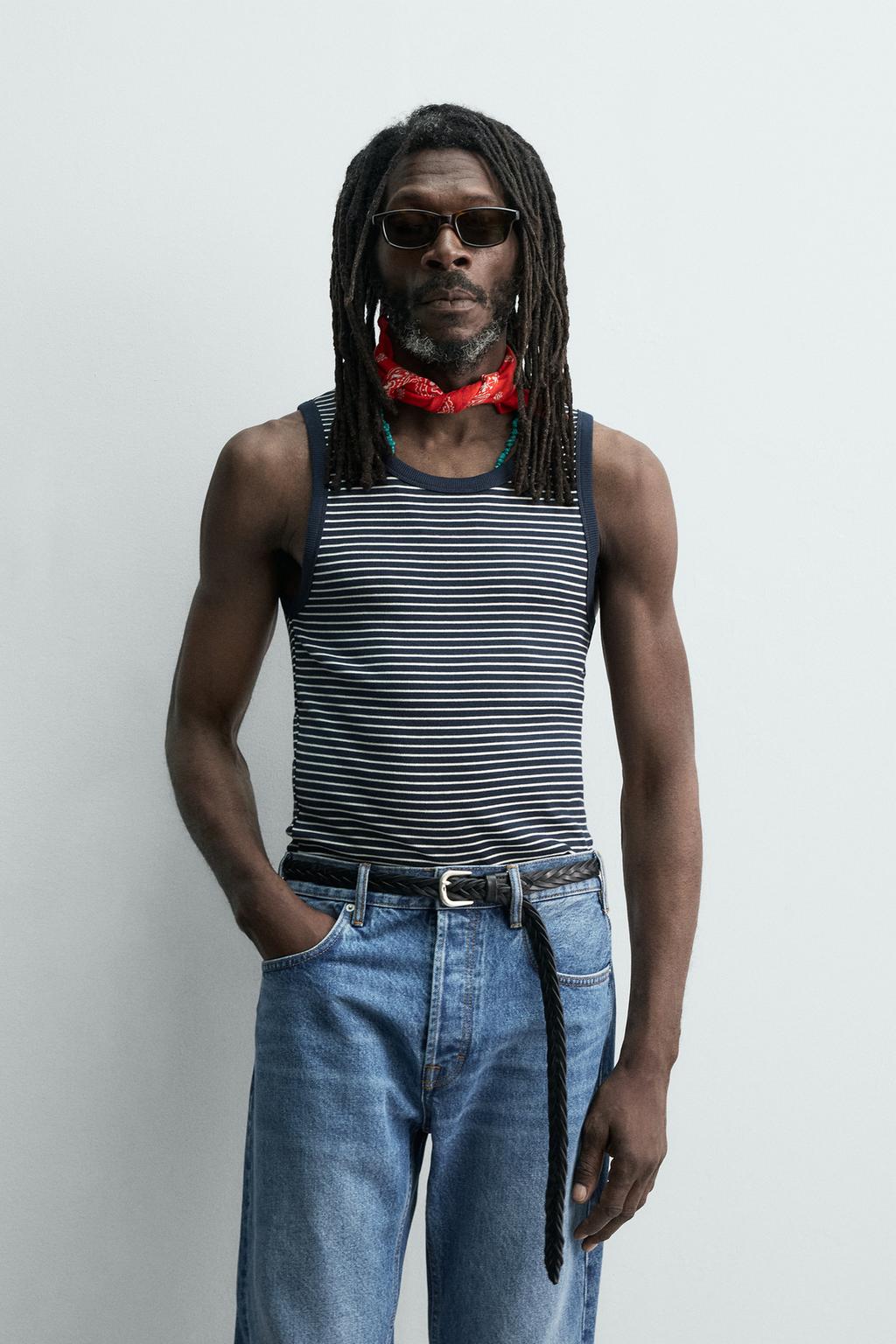 МАЙКА ЖАККАРД В ПОЛОСКУ X ААРОН ЛЕВИН