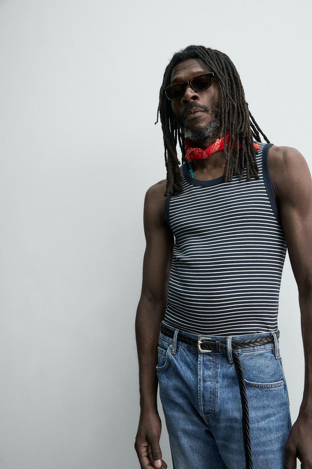 МАЙКА ЖАККАРД В ПОЛОСКУ X ААРОН ЛЕВИН